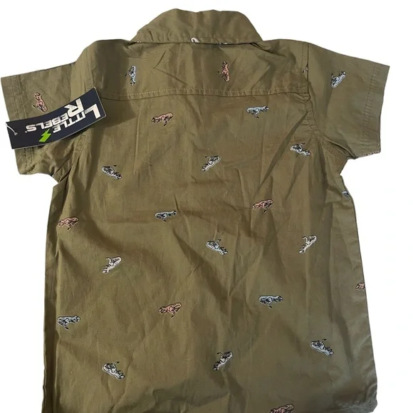 Boys button down dinosaur shirt - Picture 2 of 2